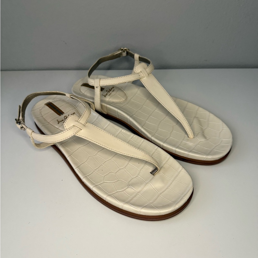 Sam Edelman Naomi Cream T-Strap Sandals sz. 8.5